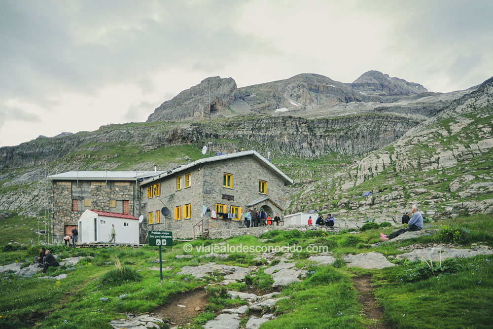 Monte Perdido desde Refugio de Góriz